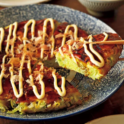 お好み焼き風オムレツ