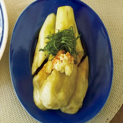 レンジ蒸しなす