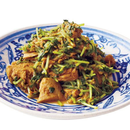 ツナと豆苗のカレー炒め By山脇りこさんの料理レシピ プロのレシピならレタスクラブ