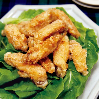 「ごま塩手羽から揚げ」の献立