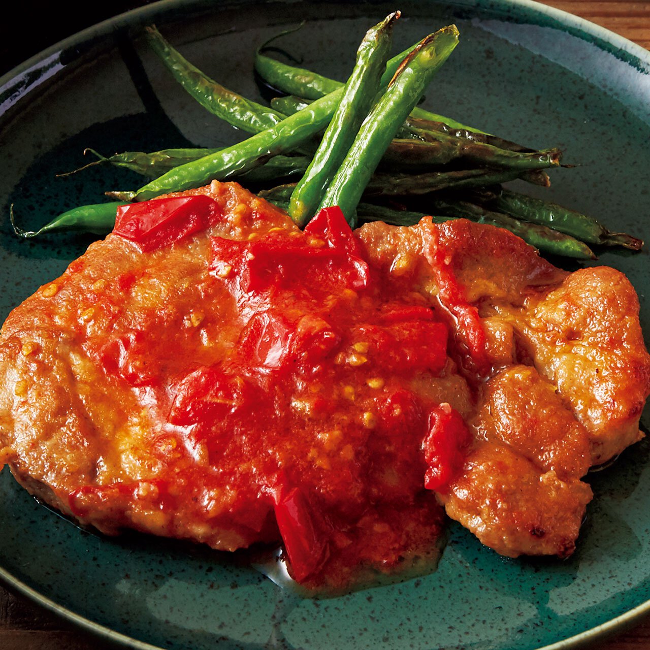 豚肉のソテートマトソースがけ Byしらいのりこさんの料理レシピ プロのレシピならレタスクラブ