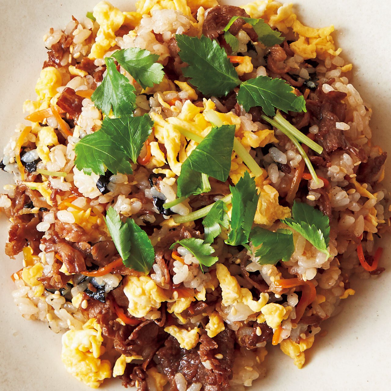 牛肉と卵の簡単ちらし Byしらいのりこさんの料理レシピ プロのレシピならレタスクラブ