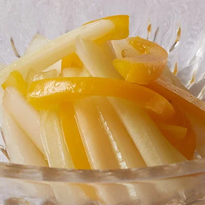 セロリとパプリカの即席漬け