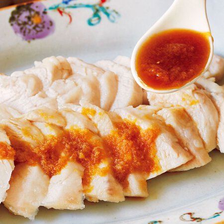 とりむね肉のレンジ蒸しジンジャーソースがけ By近藤幸子さんの料理レシピ プロのレシピならレタスクラブ