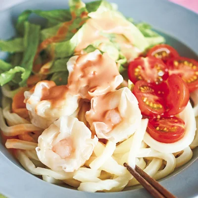 なんちゃってえびマヨうどん
