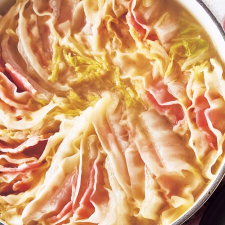 白菜とベーコンのチーズミルフィーユ鍋 Byたっきーママ 奥田和美 さんの料理レシピ プロのレシピならレタスクラブ