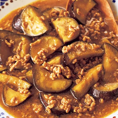 カレー麻婆なす