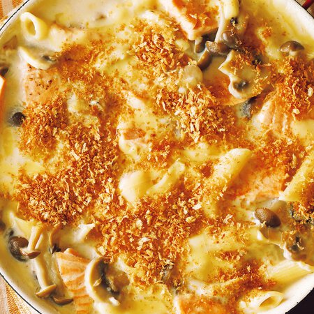 サーモンときのこのフライパングラタン By市瀬悦子さんの料理レシピ プロのレシピならレタスクラブ