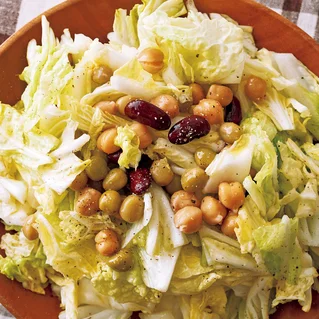 豆と白菜のサラダ