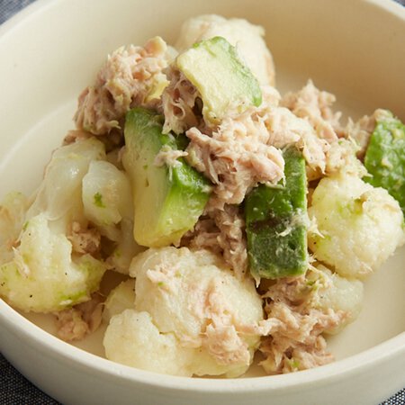 カリフラワーとアボカドのツナサラダ By舘野鏡子さんの料理レシピ プロのレシピならレタスクラブ