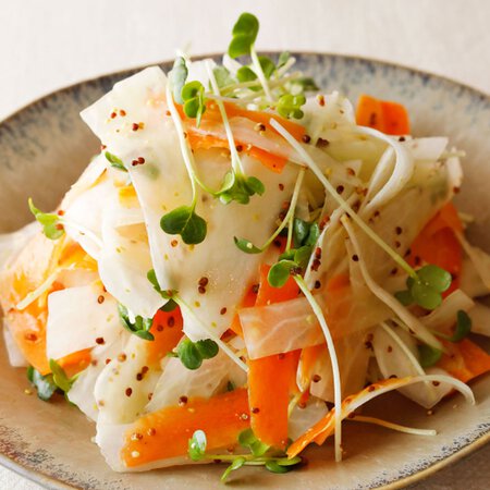 ひらひら野菜のマリネ Byしらいのりこさんの料理レシピ プロのレシピならレタスクラブ