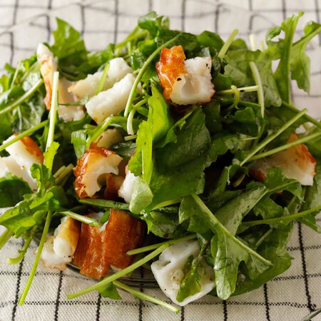 ちくわとルッコラのガーリックサラダ By牛尾理恵さんの料理レシピ プロのレシピならレタスクラブ