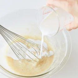 液体は少なめが濃厚にするコツ！