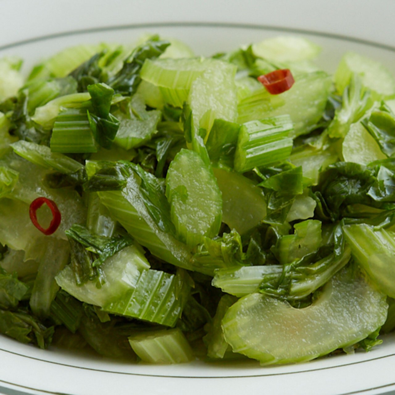 セロリの中華風即席漬け