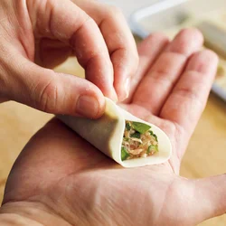 棒餃子包みで簡単！ひだを作る必要なし！