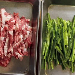 火の通りを均一にするため形を揃えるのがコツ！