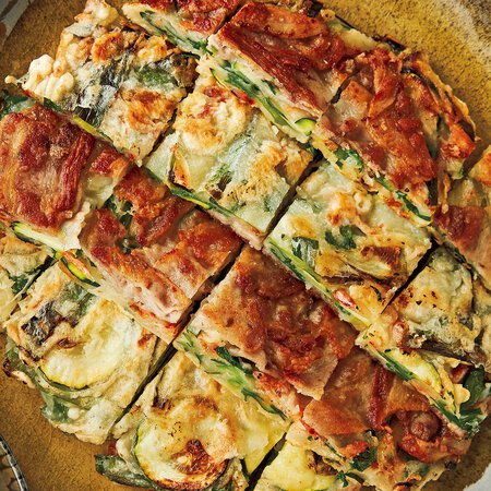 豚肉とズッキーニのチヂミ By髙山かづえさんの料理レシピ プロのレシピならレタスクラブ