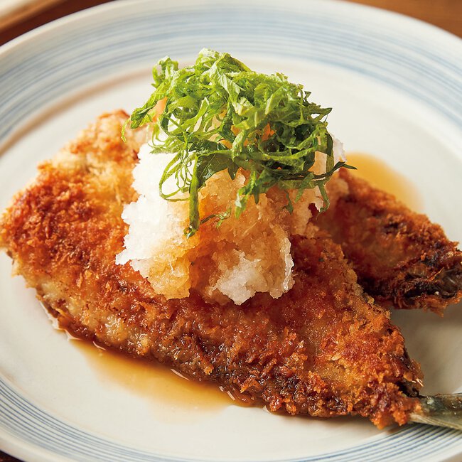 いわしの揚げ焼き大根おろしのせ By髙山かづえさんの料理レシピ プロのレシピならレタスクラブ