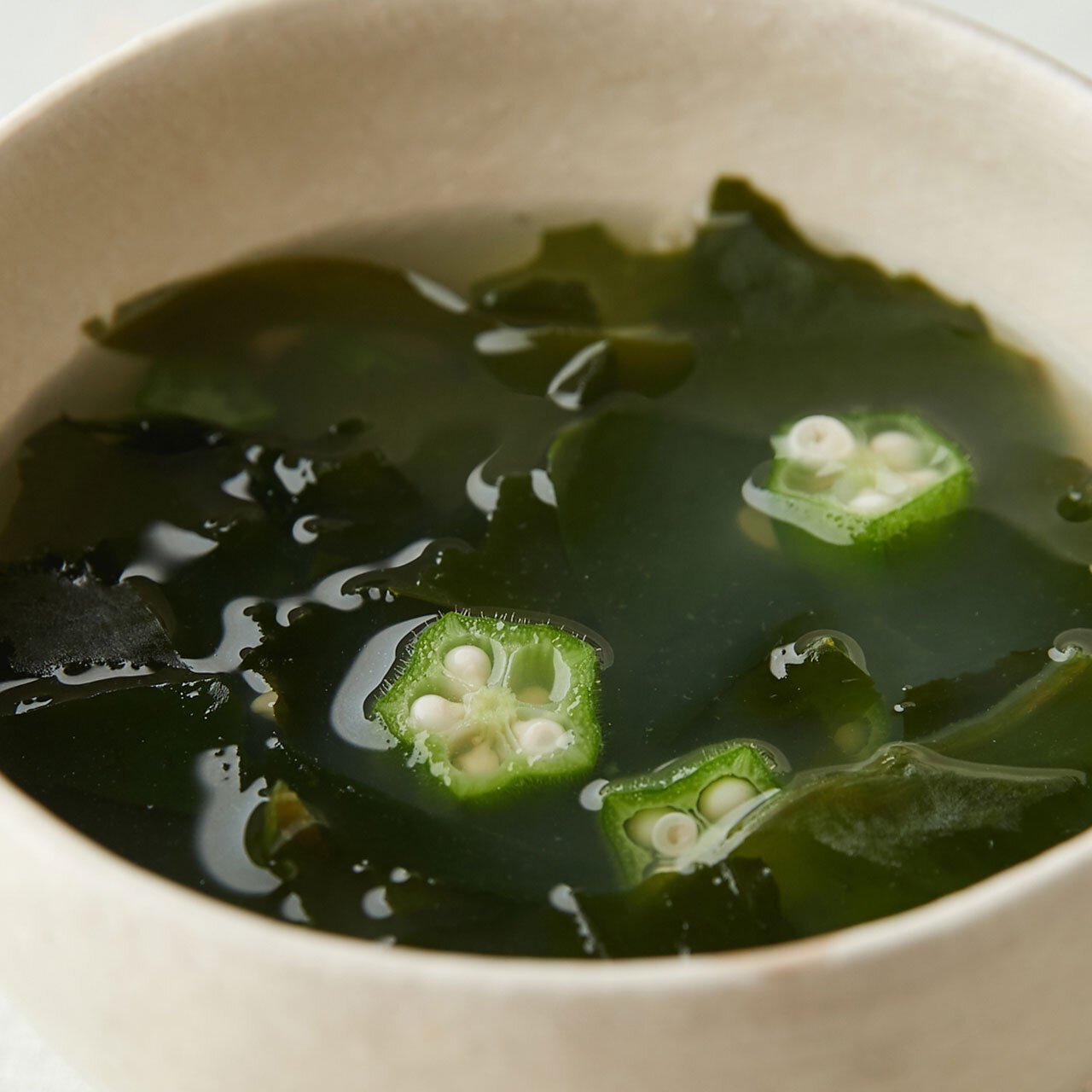 オクラとわかめのスープ