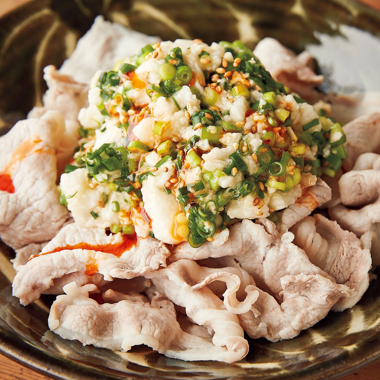 豚しゃぶのねぎとろのっけ By髙山かづえさんの料理レシピ プロのレシピならレタスクラブ