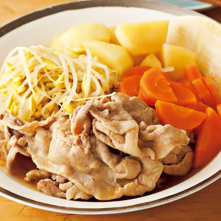 豚肉とじゃがいも 豆もやしのすき煮 By井原裕子さんの料理レシピ プロのレシピならレタスクラブ