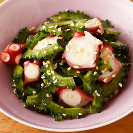 たことゴーヤの中華あえ By井原裕子さんの料理レシピ プロのレシピならレタスクラブ