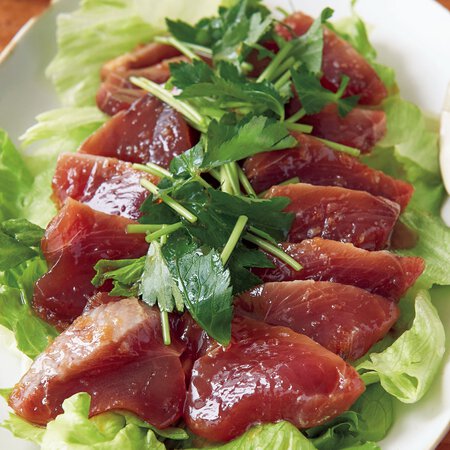 戻りがつおのづけおかずサラダ By榎本美沙さんの料理レシピ プロのレシピならレタスクラブ
