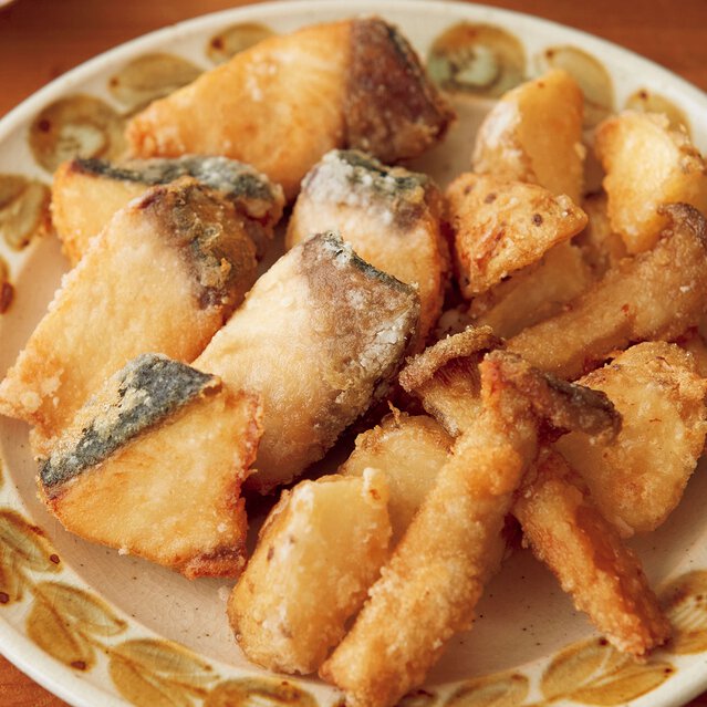 ぶりと長いものしょうが竜田揚げ の献立 プロのレシピならレタスクラブ