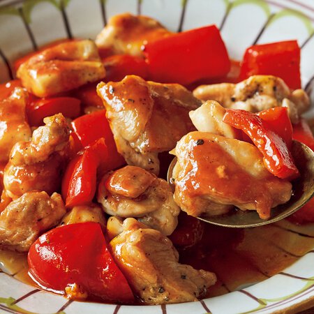 とりもも肉とパプリカのbbq炒め By市瀬悦子さんの料理レシピ プロのレシピならレタスクラブ