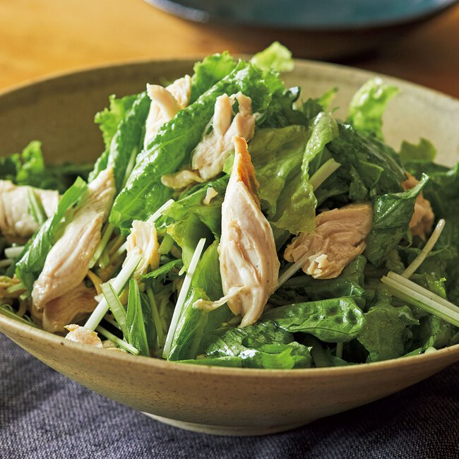 ささ身と葉野菜のフレッシュナムル By市瀬悦子さんの料理レシピ プロのレシピならレタスクラブ