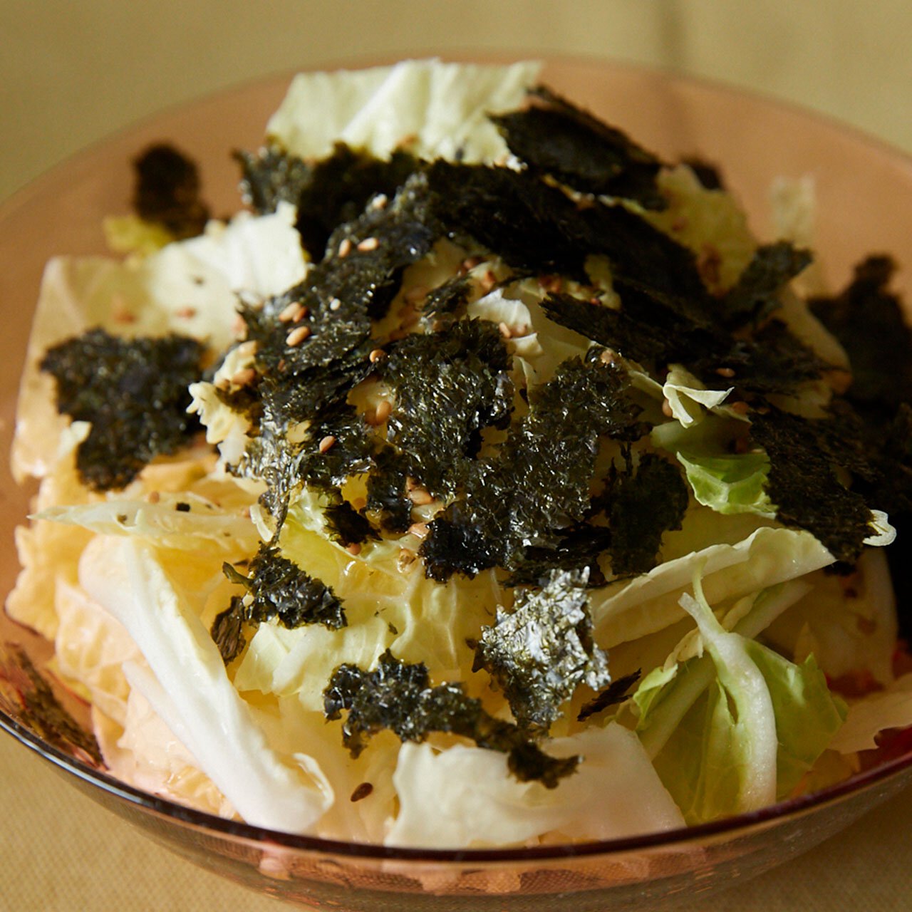 白菜の中華風のりサラダ