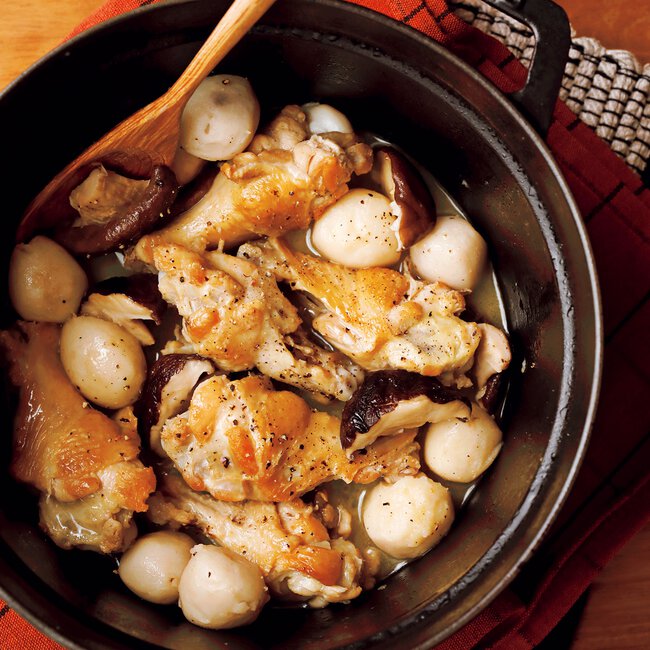 手羽元と里いもの塩バター煮 By髙山かづえさんの料理レシピ プロのレシピならレタスクラブ