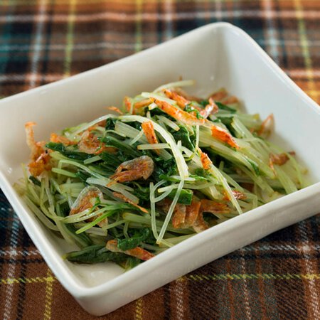 水菜と桜えびのホットサラダ By新谷友里江さんの料理レシピ プロのレシピならレタスクラブ