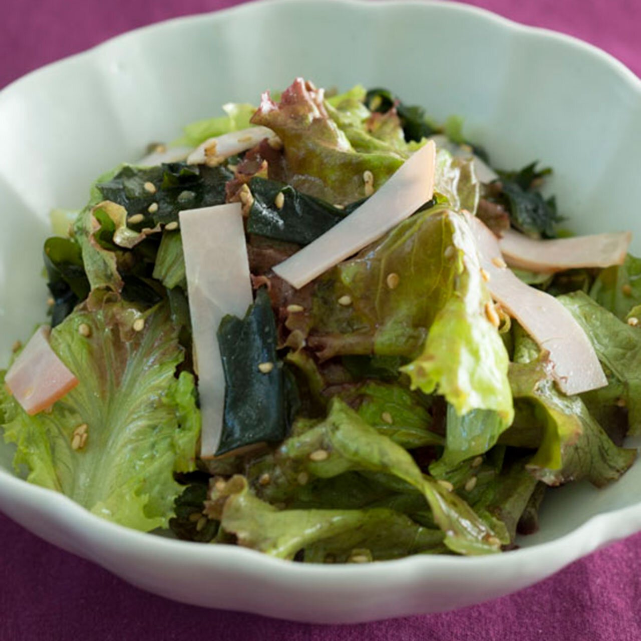 サニーレタスとわかめのさっぱりあえ By新谷友里江さんの料理レシピ プロのレシピならレタスクラブ