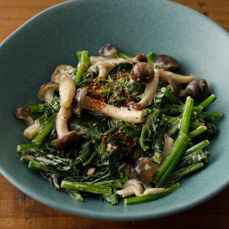 しめじとほうれん草のピリ辛マヨあえ By武蔵裕子さんの料理レシピ プロのレシピならレタスクラブ