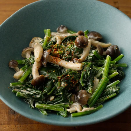 しめじとほうれん草のピリ辛マヨあえ By武蔵裕子さんの料理レシピ プロのレシピならレタスクラブ しめじとほうれん草のピリ辛マヨあえ By武蔵裕子さんの料理レシピ プロのレシピならレタスクラブ