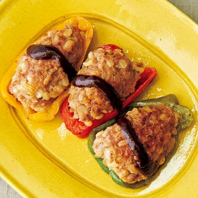ピーマンの肉詰め