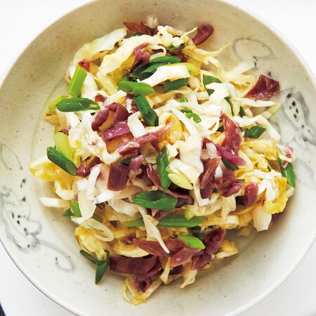 酢キャベツのしば漬けあえ Byワタナベマキさんの料理レシピ プロのレシピならレタスクラブ