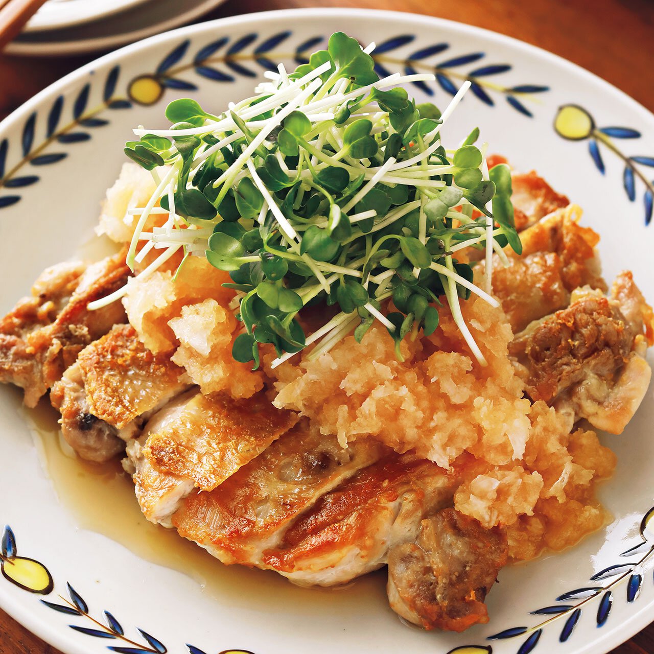 カリカリチキンのおろしめんつゆソース By関岡弘美さんの料理レシピ プロのレシピならレタスクラブ