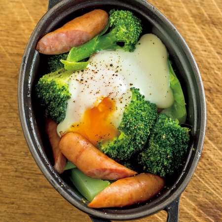 ブロッコリーのソーセージエッグ By髙山かづえさんの料理レシピ プロのレシピならレタスクラブ