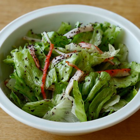 レタスとかにかまの赤じそあえ By小林まさみさんの料理レシピ プロのレシピならレタスクラブ