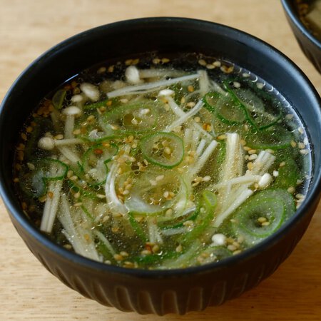 えのきとねぎの中華スープ