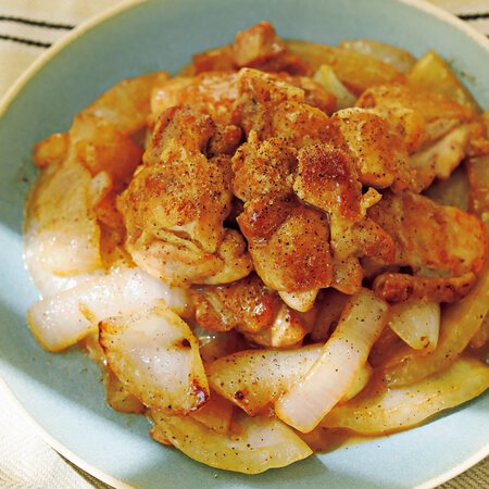 新玉ねぎととりもものにんにくバター焼き By井原裕子さんの料理レシピ プロのレシピならレタスクラブ