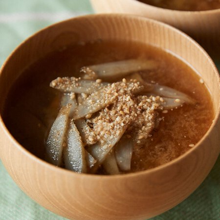 ごぼうのごまみそ汁