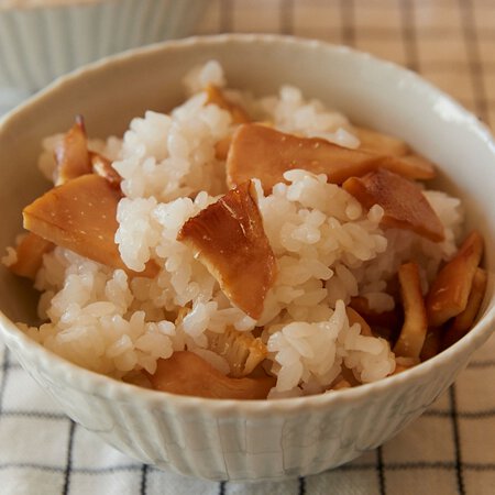 焼きたけのこの混ぜご飯
