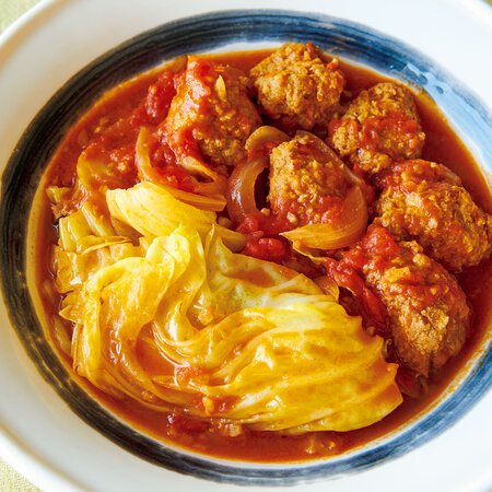 春キャベツと肉だんごのトマト煮 By関岡弘美さんの料理レシピ プロのレシピならレタスクラブ