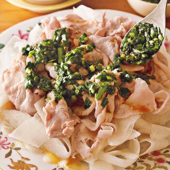 にらだれ豚しゃぶ By今井亮さんの料理レシピ プロのレシピならレタスクラブ