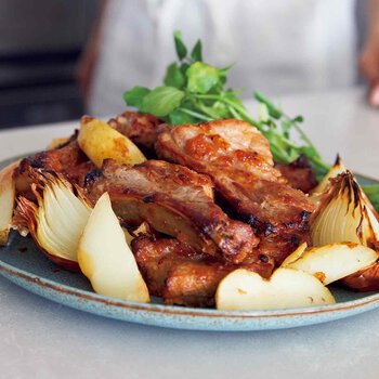 スペアリブのハニーb B Q グリル Byコウケンテツさんの料理レシピ プロのレシピならレタスクラブ