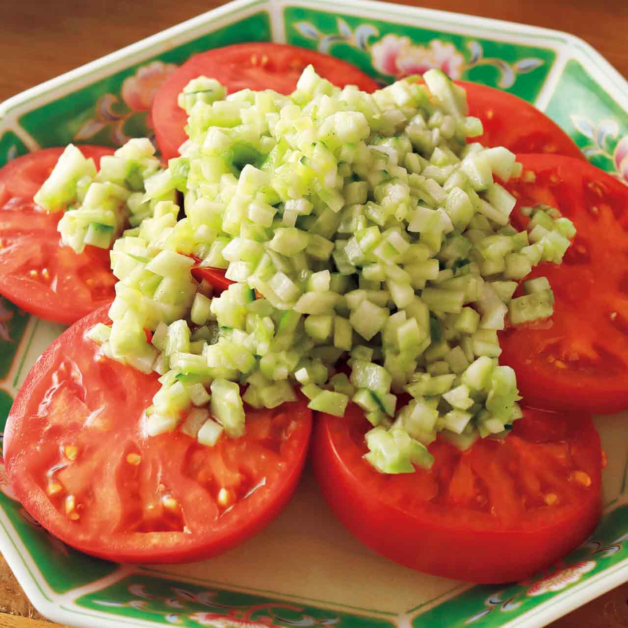 トマト きゅうり サラダ