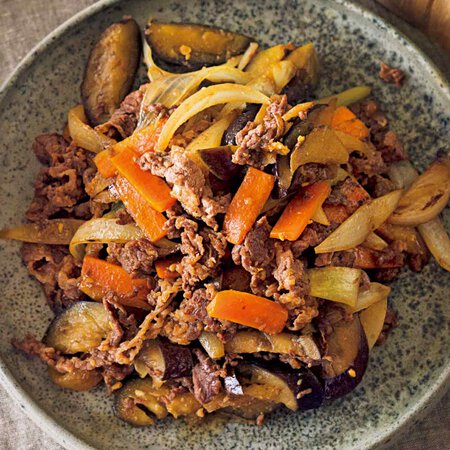 牛肉となすの和風プルコギ Byしらいのりこさんの料理レシピ プロのレシピならレタスクラブ